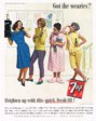1962 7-up Advertisement