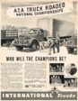 1946 International Trucks Ad - ATA Truck Roadeo