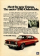 1973 Oldsmoible Omega Advertisement