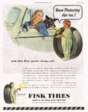 1945 Fisk Tires Ad
