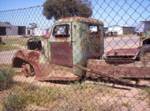 Rusty Truck sitting in an Australian Junkyard