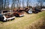 Rusty Old Trucks in Indiana