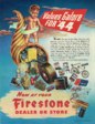 1944 Firestone Values Ad