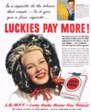 1950 Lucky Strike Cigarette Ad
