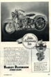 1954 Harley Davidson Motorcycle Advertisement