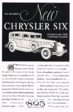 The New Chrysler Six for 1931