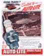 1946 Auto-Lite Spark Plug Ad
