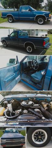 93 CHEVY S-10 PICKUP  The best 93  square box