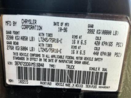 1997 Dodge Ram
