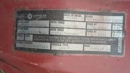 1979 Dodge Lil Red Express