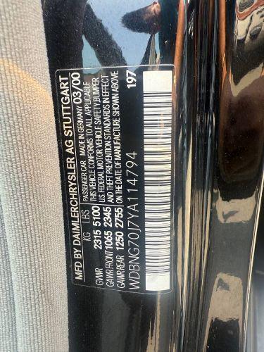 2000 Mercedes Benz S430