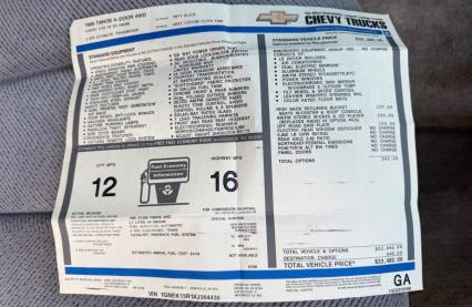 1999 Chevrolet Tahoe