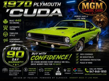 1970 Plymouth Cuda