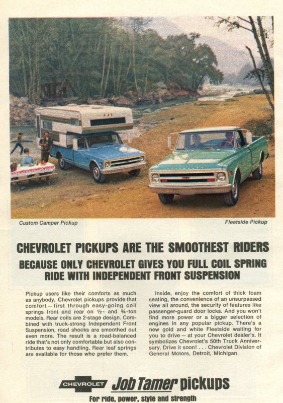 1968 chevy k20 specs