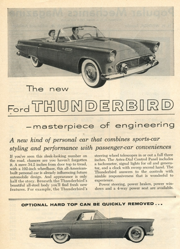 1955 Ford thunderbird codes #3