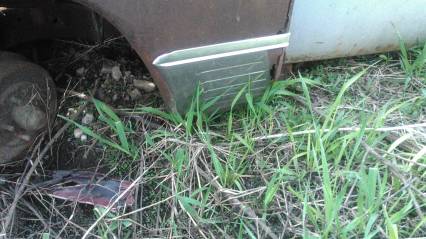 51 ford car front fender splash guards