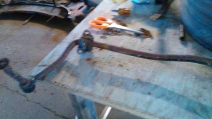 58-64 chevy car used v-8 front sway bar.