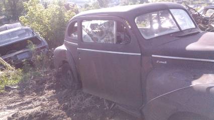 41 plymouth 2dr sedan hood mouldings (parting out)