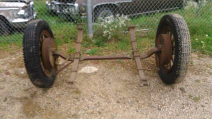 30\'s willys knight front axle assy and springs