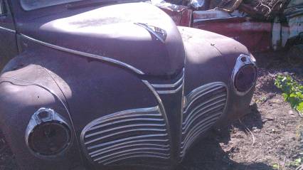41 plymouth 2dr sedan hood mouldings (parting out)