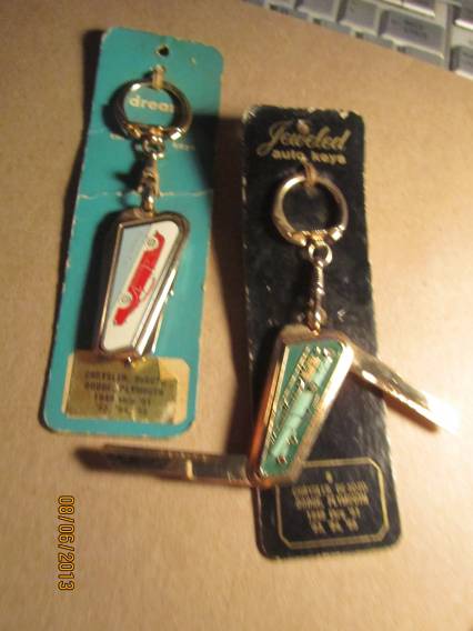 Chrysler, De Soto, Dodge, Vintage Folding Car Keys