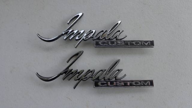 1971-75 Impala Custom Roof Emblems
