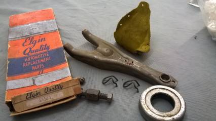 46-48 Plymouth Shift fork & Leather boot