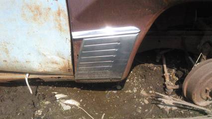 51 ford car front fender splash guards